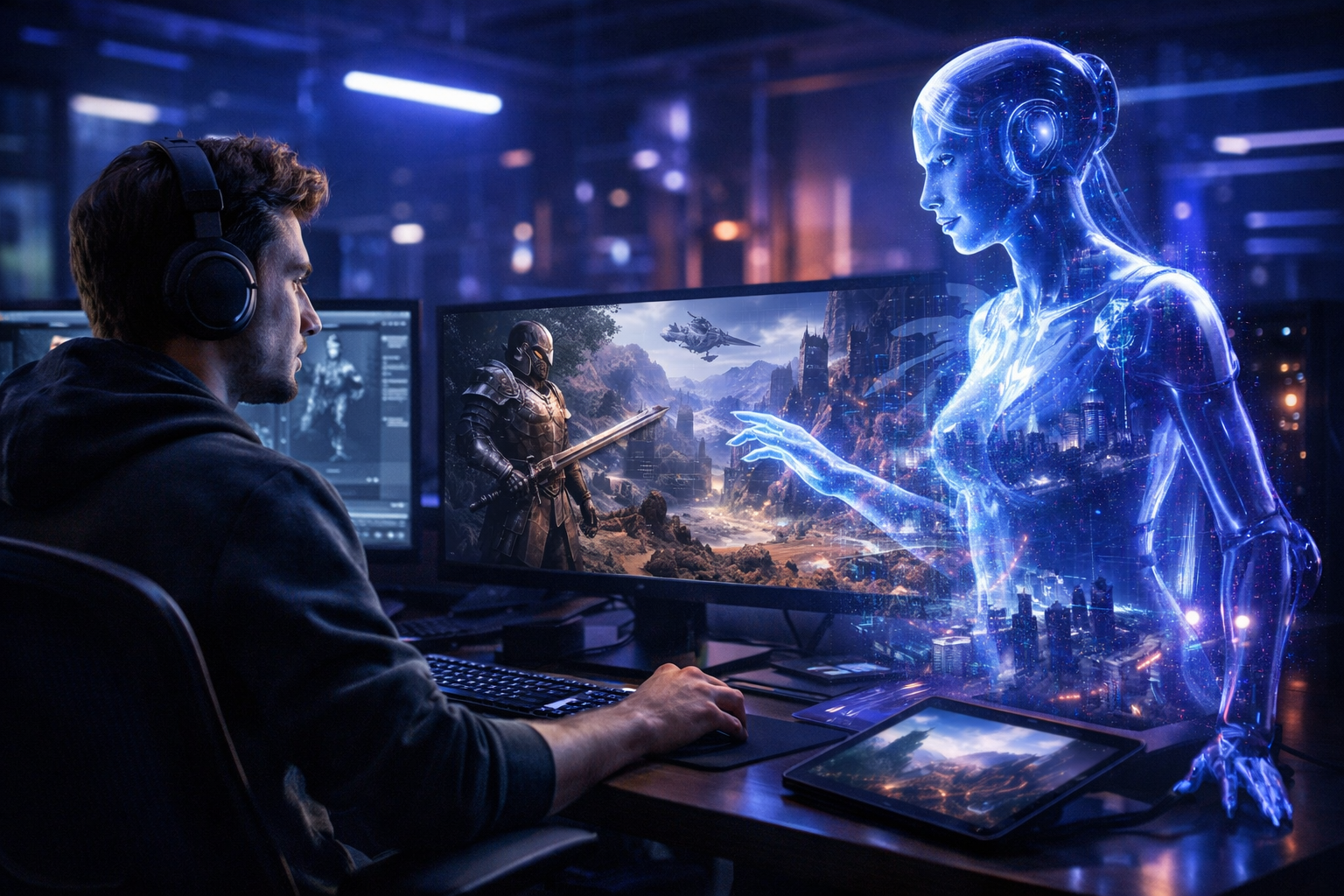 Jogos feitos com IA vão substituir desenvolvedores?